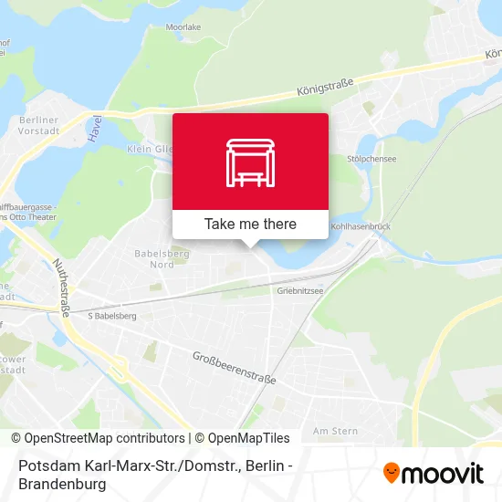 Potsdam Karl-Marx-Str./Domstr. map