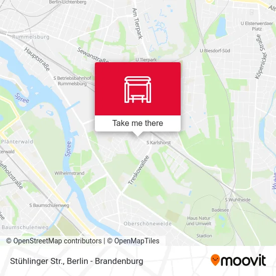 Карта Stühlinger Str.