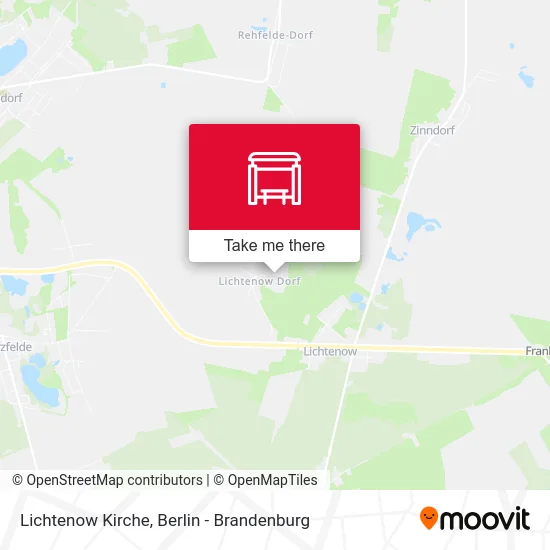 Lichtenow Kirche map