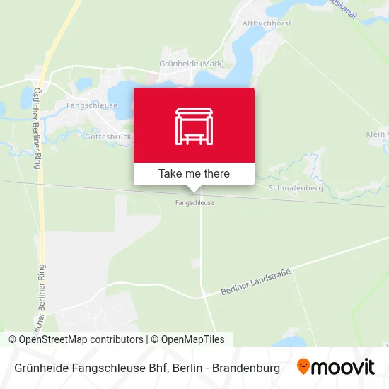 Grünheide Fangschleuse Bhf map
