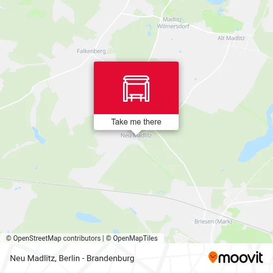 Neu Madlitz map