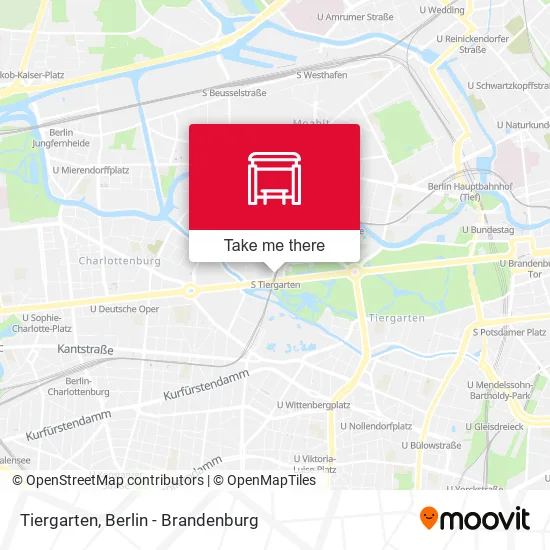 Карта Tiergarten
