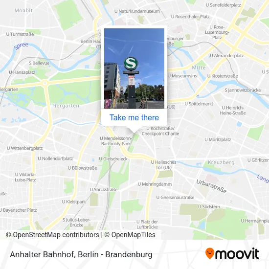 Anhalter Bahnhof map