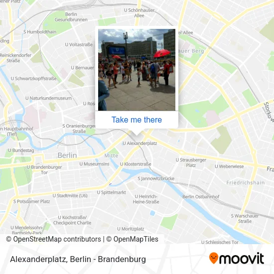 Карта Alexanderplatz