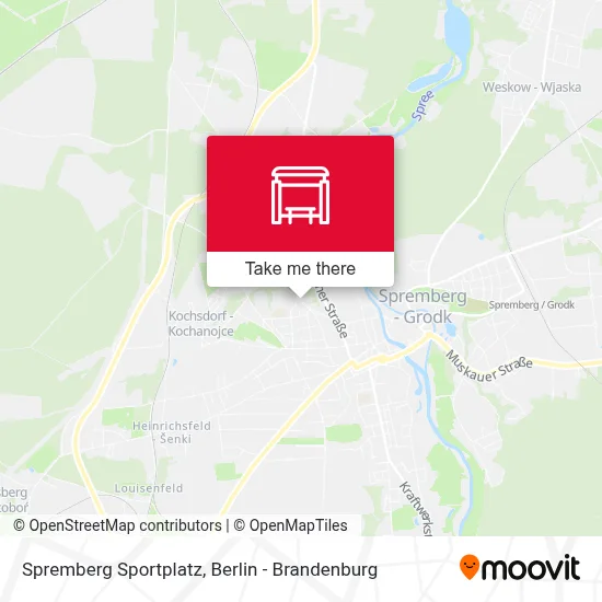 Spremberg Sportplatz map