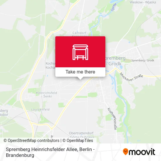 Карта Spremberg Heinrichsfelder Allee