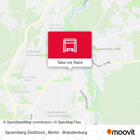 Карта Spremberg Zedlitzstr.