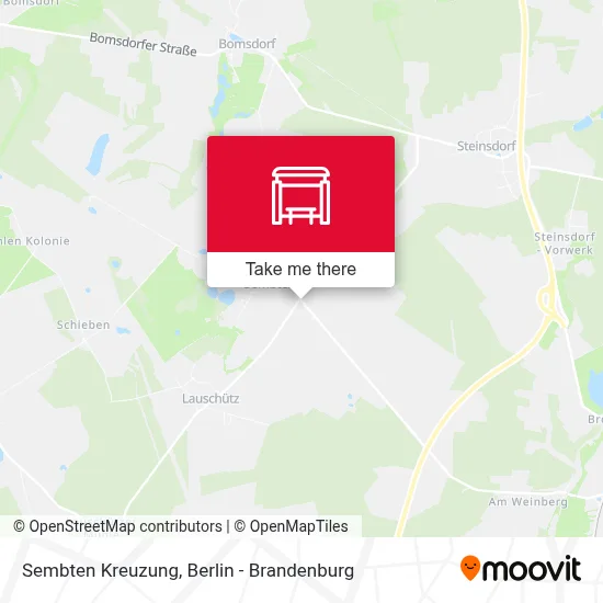 Sembten Kreuzung map
