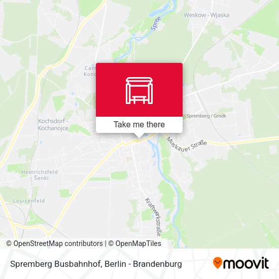 Карта Spremberg Busbahnhof