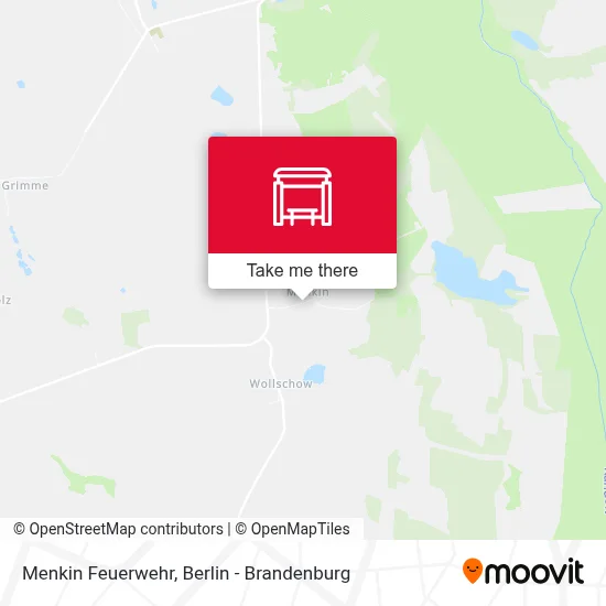 Menkin Feuerwehr map