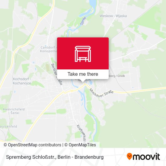 Карта Spremberg Schloßstr.
