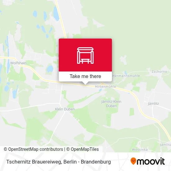 Tschernitz Brauereiweg map