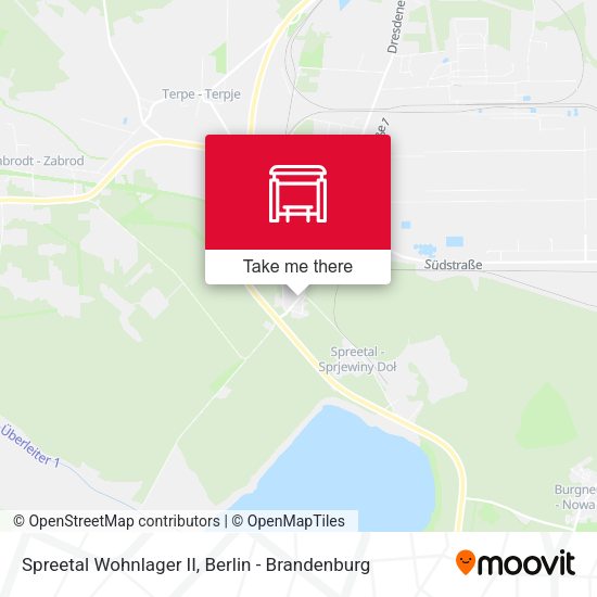 Карта Spreetal Wohnlager II