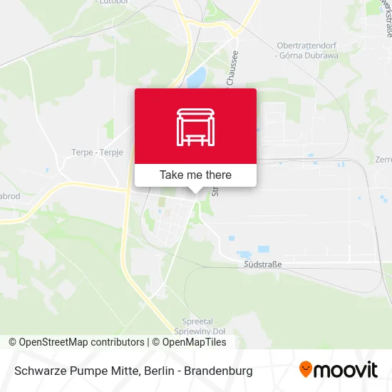 Schwarze Pumpe Mitte map