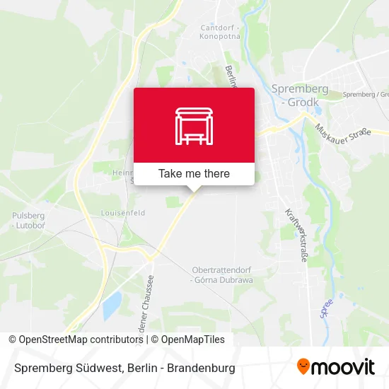 Карта Spremberg Südwest