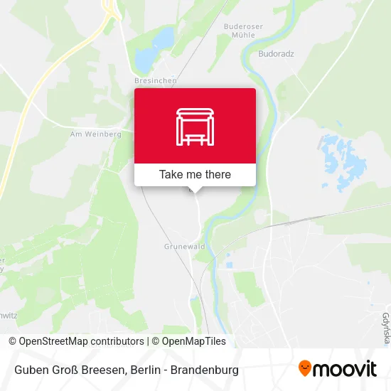 Карта Guben Groß Breesen