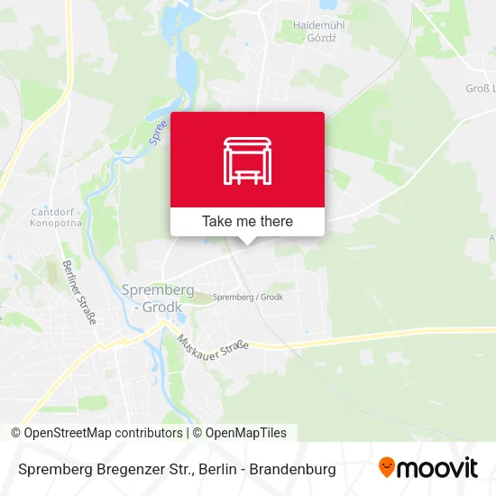 Карта Spremberg Bregenzer Str.