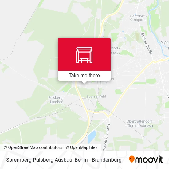 Spremberg Pulsberg Ausbau map