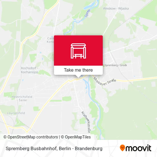 Карта Spremberg Busbahnhof