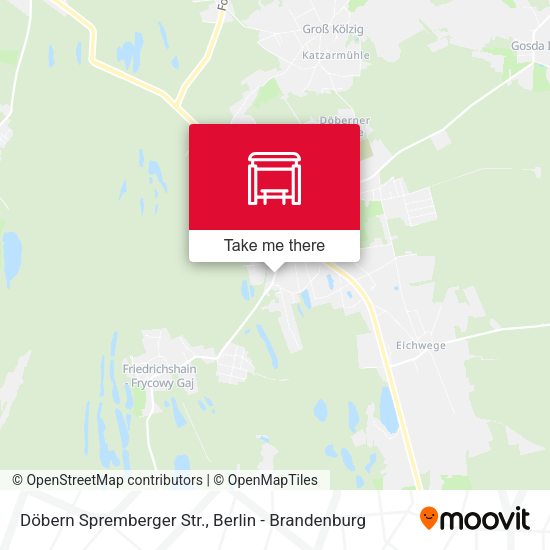 Карта Döbern Spremberger Str.