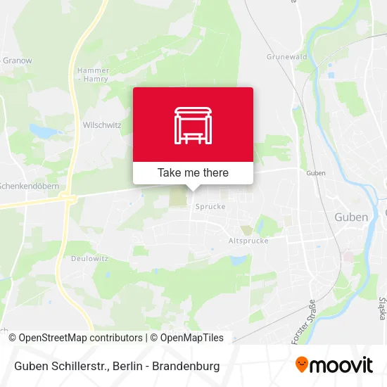 Карта Guben Schillerstr.