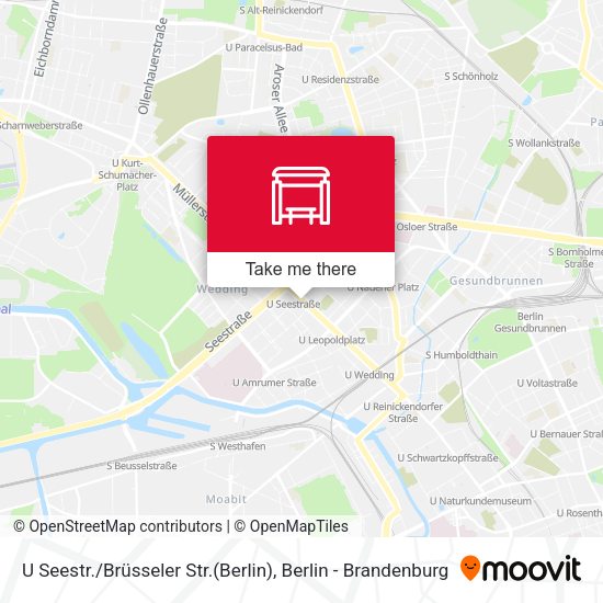 Карта U Seestr. / Brüsseler Str.(Berlin)