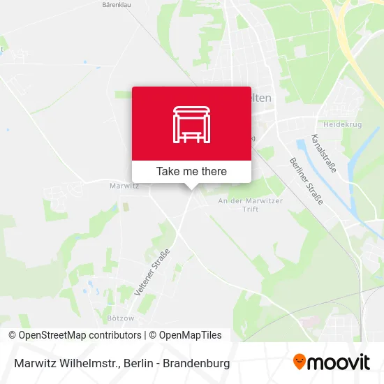 Marwitz Wilhelmstr. map