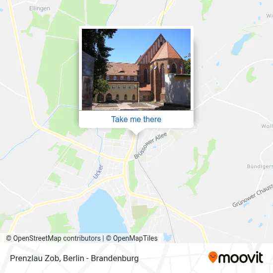 Prenzlau Zob map