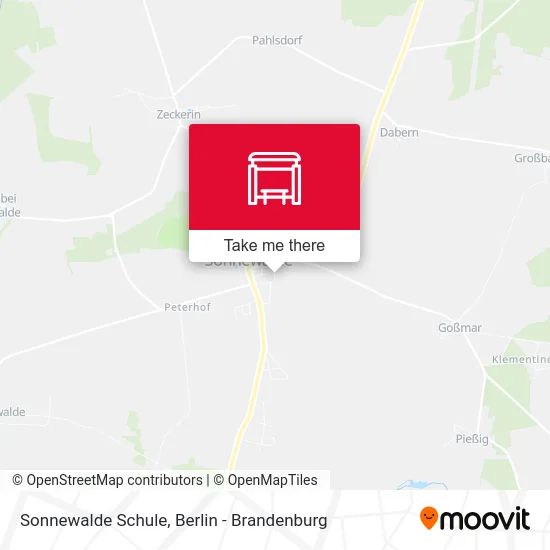 Sonnewalde Schule map