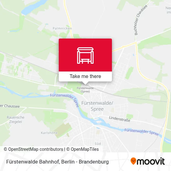 Fürstenwalde Bahnhof map