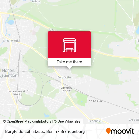 Карта Bergfelde Lehnitzstr.
