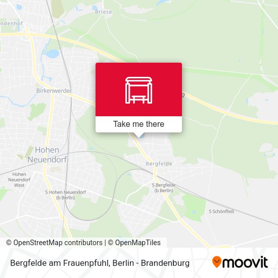 Карта Bergfelde am Frauenpfuhl