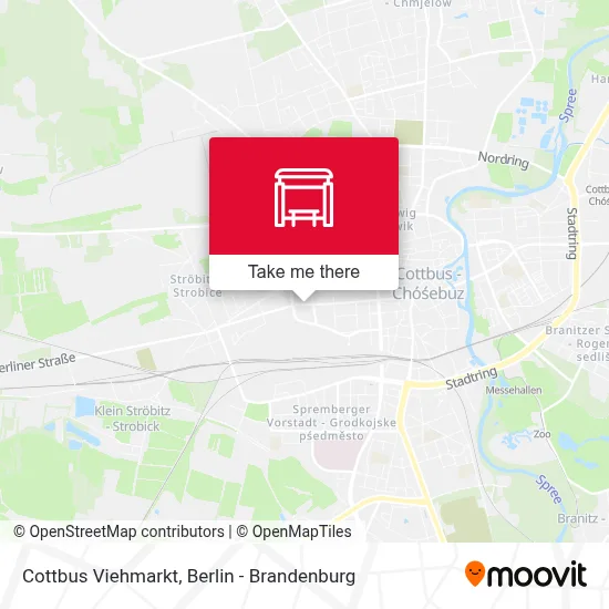 Cottbus Viehmarkt map