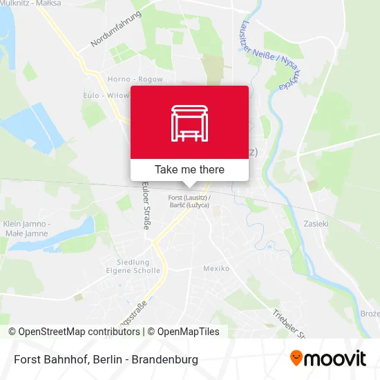 Forst Bahnhof map