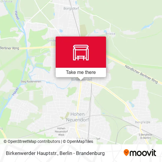 Карта Birkenwerder Hauptstr.