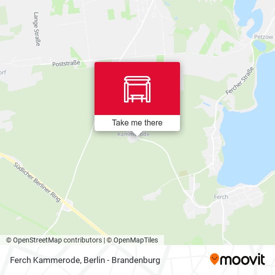 Ferch Kammerode map