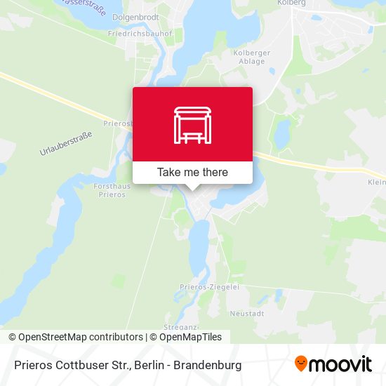 Prieros Cottbuser Str. map