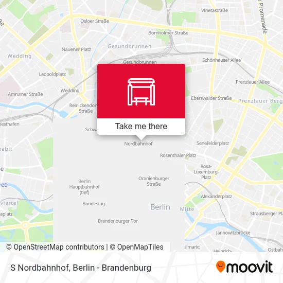 S Nordbahnhof map