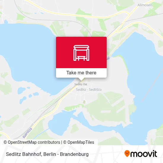 Sedlitz Bahnhof map