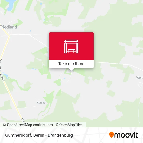 Günthersdorf map