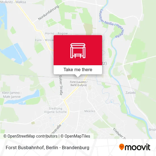 Forst Busbahnhof map
