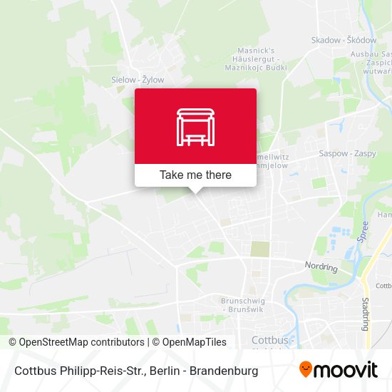 Карта Cottbus Philipp-Reis-Str.