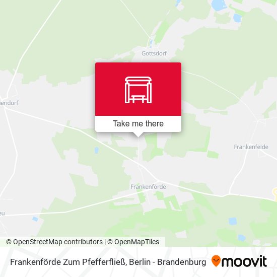Frankenförde Zum Pfefferfließ map