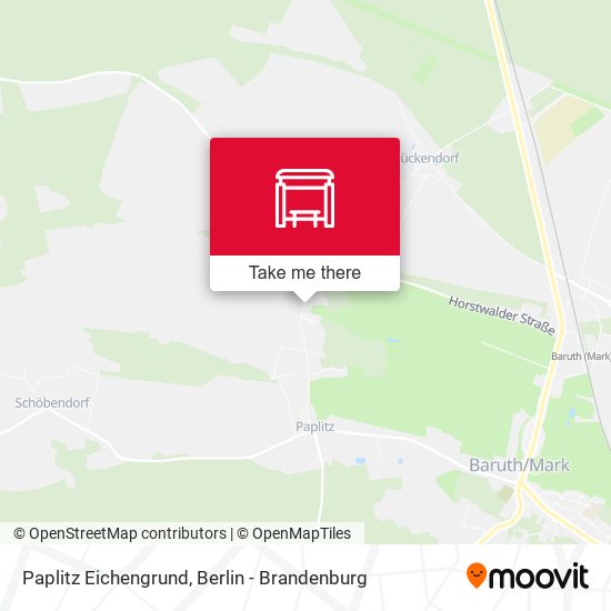 Paplitz Eichengrund map