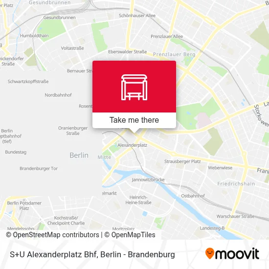 S+U Alexanderplatz Bhf map