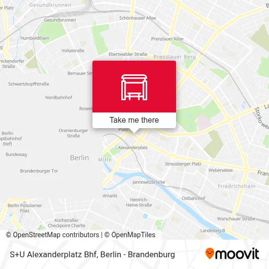 S+U Alexanderplatz Bhf map