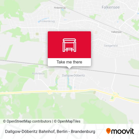 Карта Dallgow-Döberitz Bahnhof