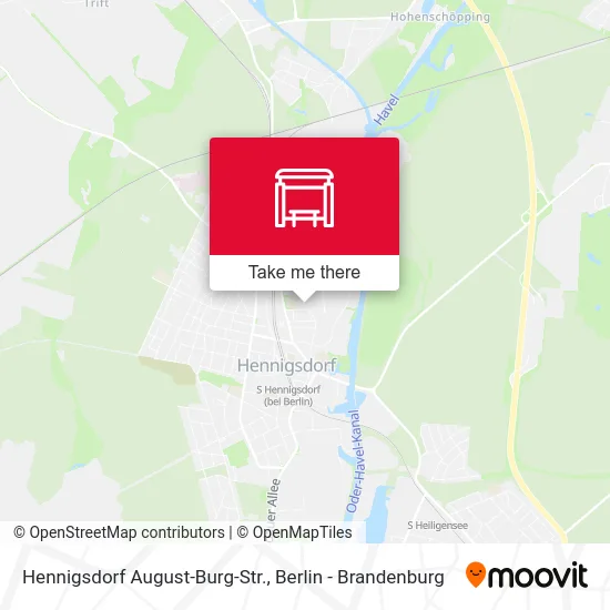 Hennigsdorf August-Burg-Str. map