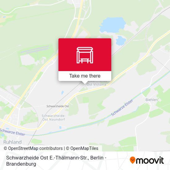 Карта Schwarzheide Ost E.-Thälmann-Str.