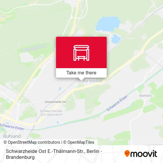 Карта Schwarzheide Ost E.-Thälmann-Str.